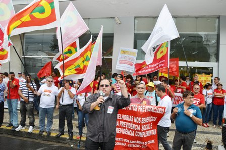 Bancários do Ceará participam do Dia de Mobilização e Paralisação