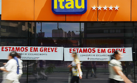 Greve continua forte e toma conta do coração financeiro de São Paulo
