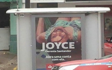 Contraf-CUT denuncia propaganda sensual do Santander ao Ministério Público do Trabalho