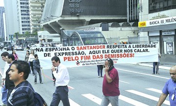 Justiça considera censura ação do Santander contra campanha de sindicato e da Contraf-CUT