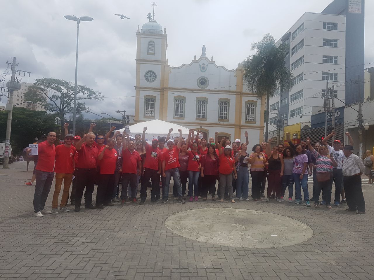 Guarulhos: Sindicato dos Bancários realizaram ato de contra a reforma da Previdência