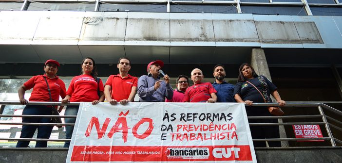 Bancários fazem greve contra Reforma da Previdência no Pará