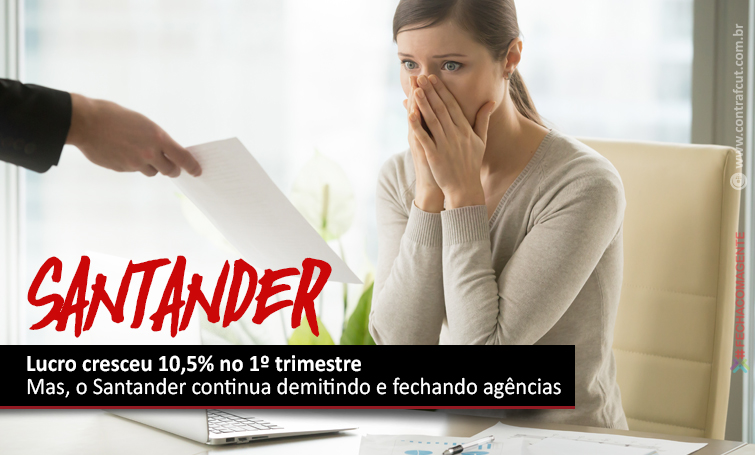 Lucro do Santander cresce 10,5% no 1º trimestre e chega aos R$ 3,85 bilhões