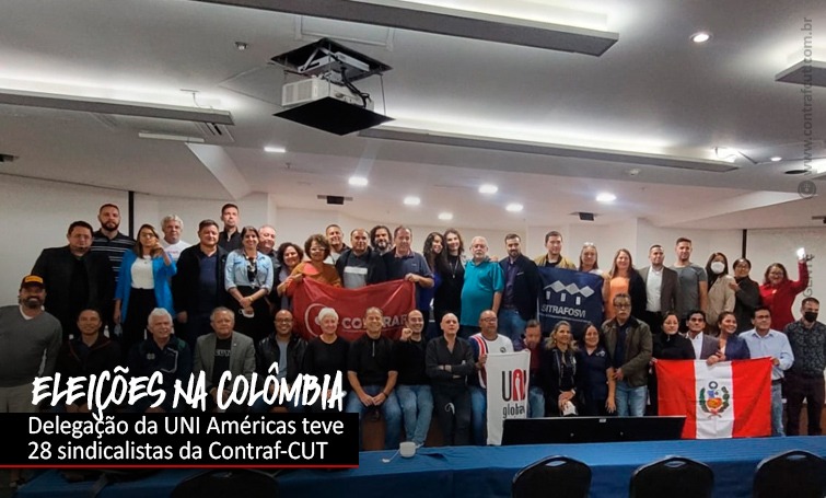 Contraf-CUT participa de observação internacional das eleições da Colômbia