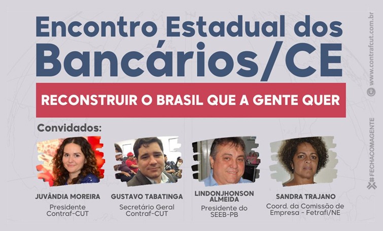 Contraf-CUT participa do encontro dos bancários do Ceará