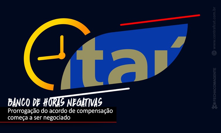 Contraf-CUT negocia prorrogação do prazo para a compensação de horas negativas no Itaú
