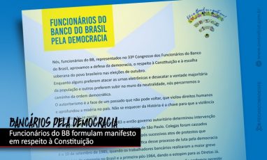 Manifesto Funcionários do Banco do Brasil pela democracia