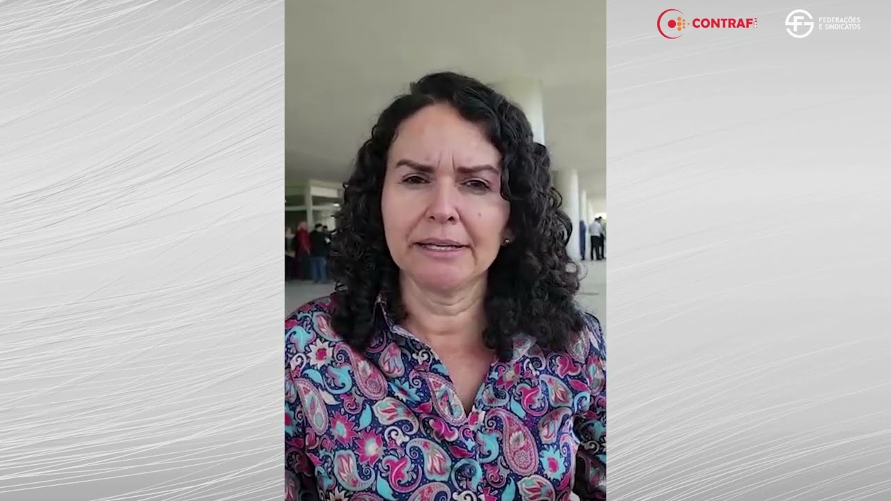 TV Contraf | Presidenta Juvandia Moreira no Encontro das Centrais Sindicais com Lula