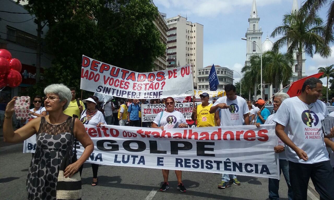 Dia Nacional de Paralisação Contra as Reformas da Previdência, Trabalhista, e a retirada de direitos dos trabalhadores
